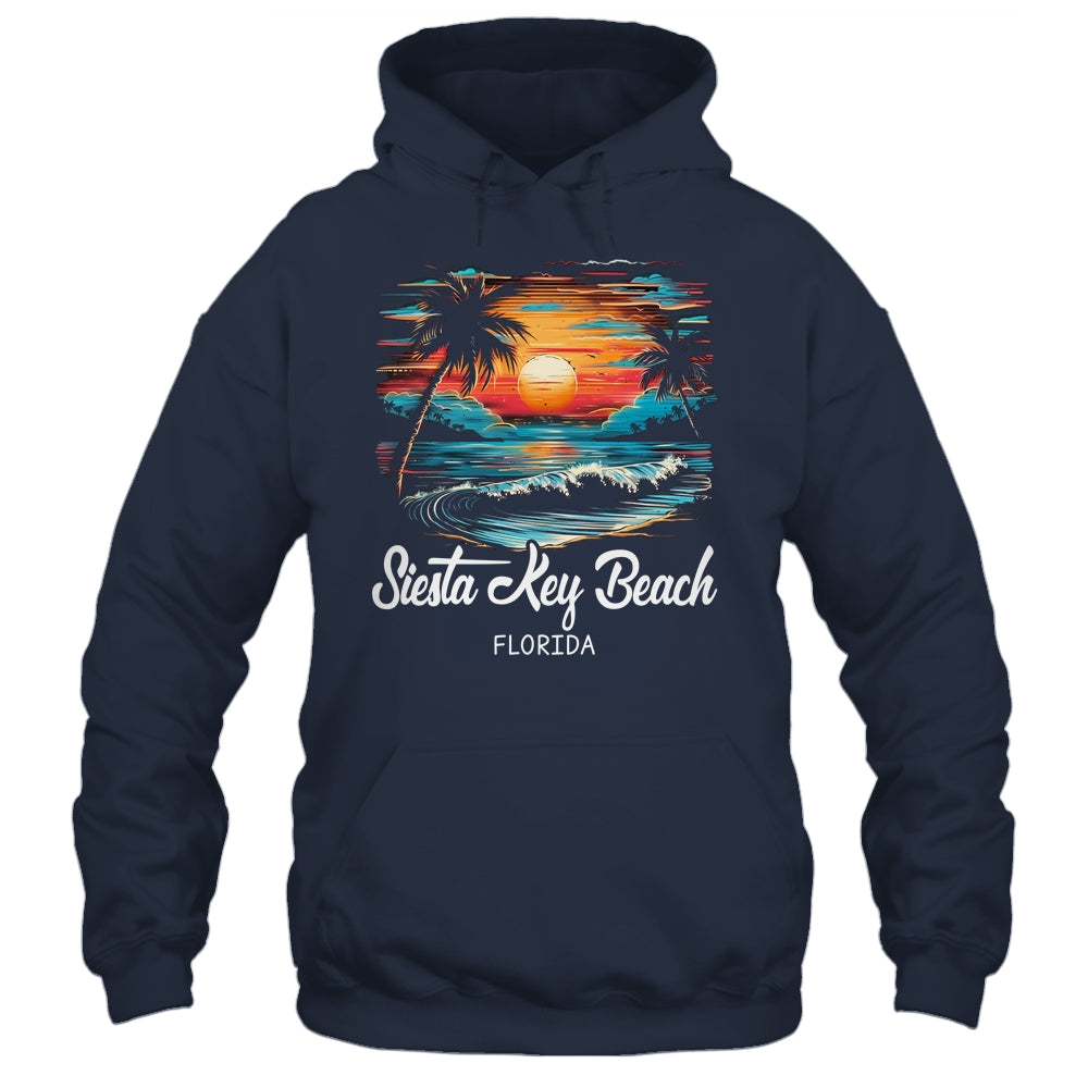 Family Vacation Retro Sunset Florida Siesta Key Beach Shirt & Tank Top | teecentury
