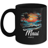 Family Vacation Retro Sunset Hawaii Maui Mug | teecentury