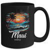 Family Vacation Retro Sunset Hawaii Maui Mug | teecentury