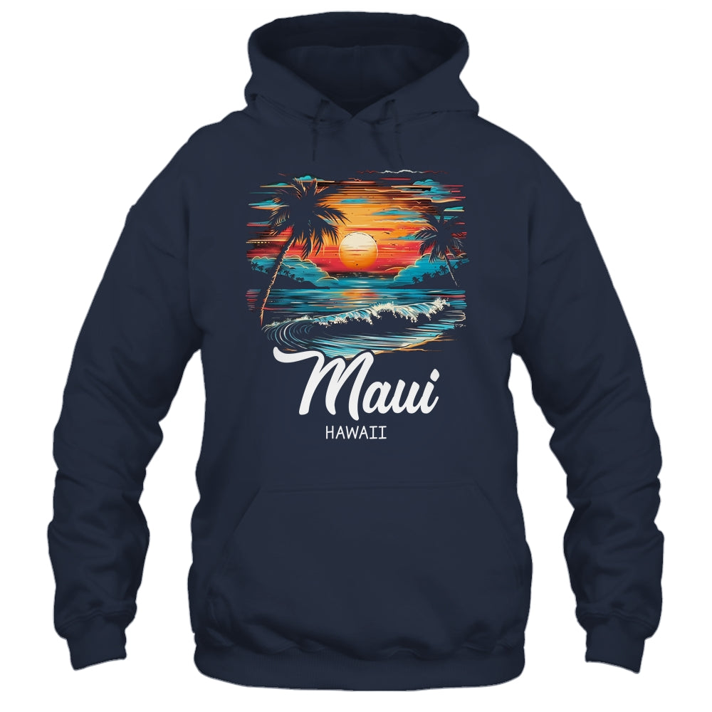 Family Vacation Retro Sunset Hawaii Maui Shirt & Tank Top | teecentury