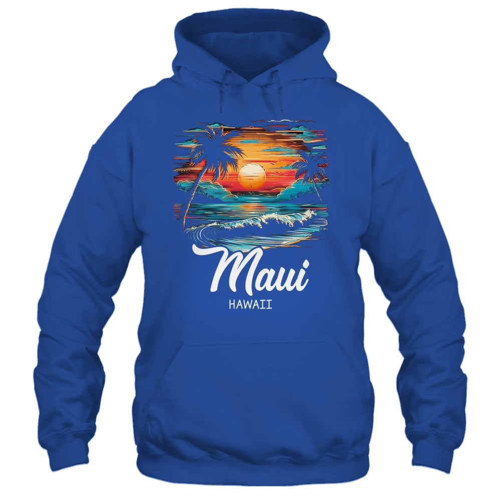 Family Vacation Retro Sunset Hawaii Maui Shirt & Tank Top | teecentury