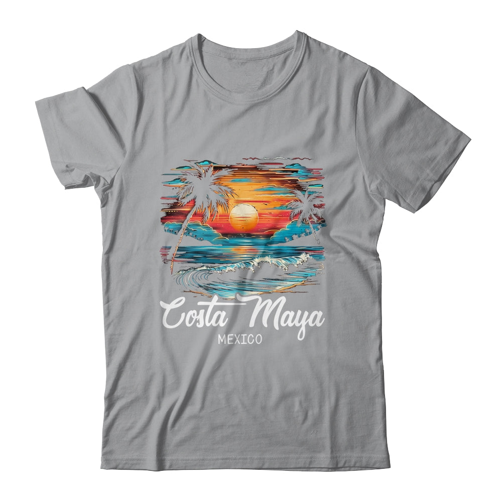 Family Vacation Retro Sunset Maryland Ocean City Beach Shirt & Tank Top | teecentury