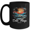 Family Vacation Retro Sunset Mexico Costa Maya Mug | teecentury
