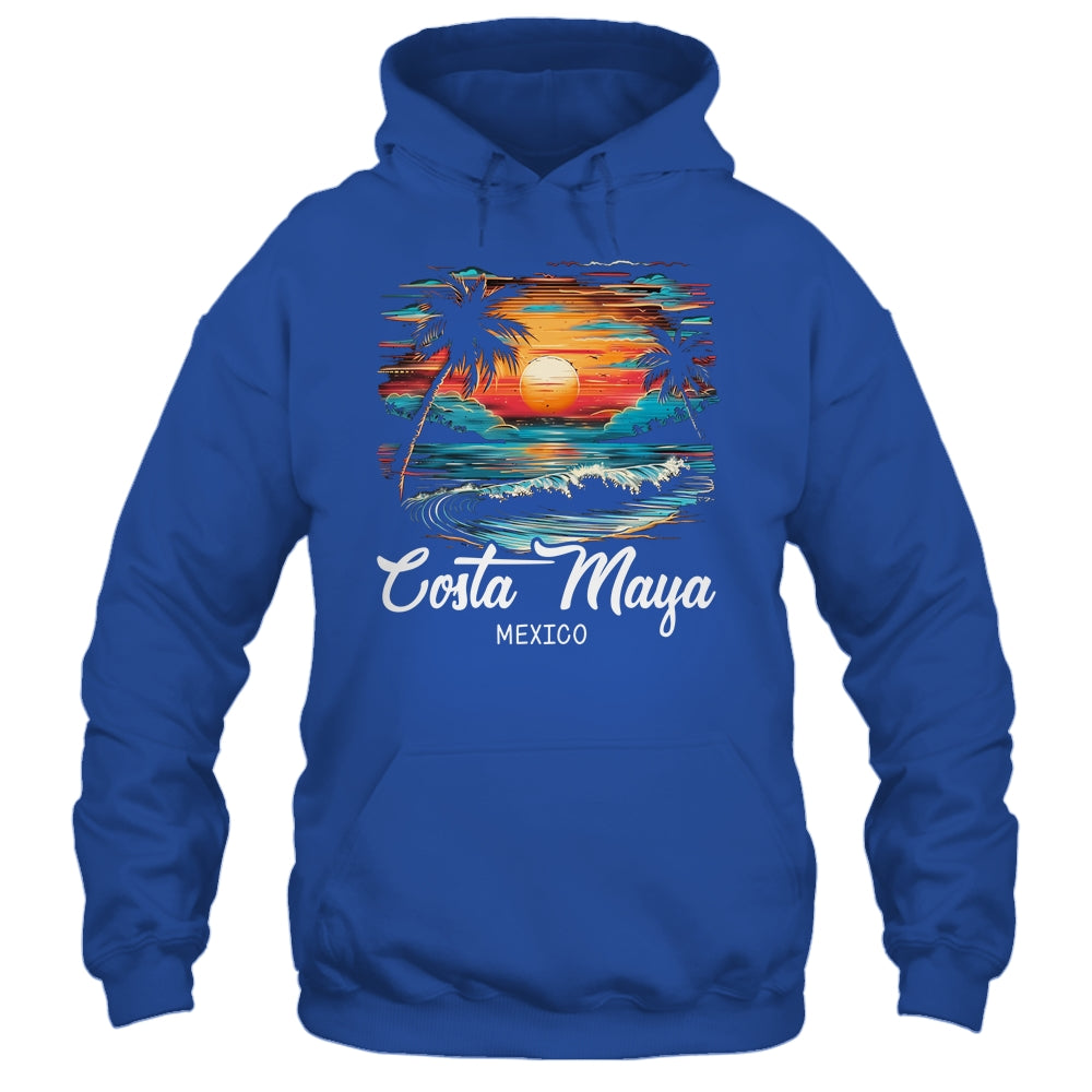 Family Vacation Retro Sunset Mexico Costa Maya Shirt & Tank Top | teecentury