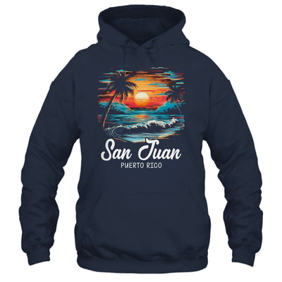 Family Vacation Retro Sunset Puerto Rico San Juan Shirt & Tank Top | teecentury