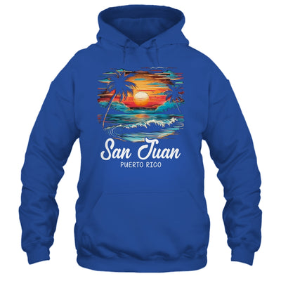 Family Vacation Retro Sunset Puerto Rico San Juan Shirt & Tank Top | teecentury