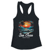 Family Vacation Retro Sunset Puerto Rico San Juan Shirt & Tank Top | teecentury