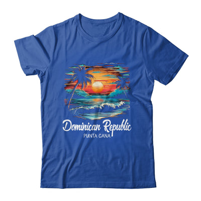Family Vacation Retro Sunset Punta Cana Dominican Republic Shirt & Tank Top | teecentury