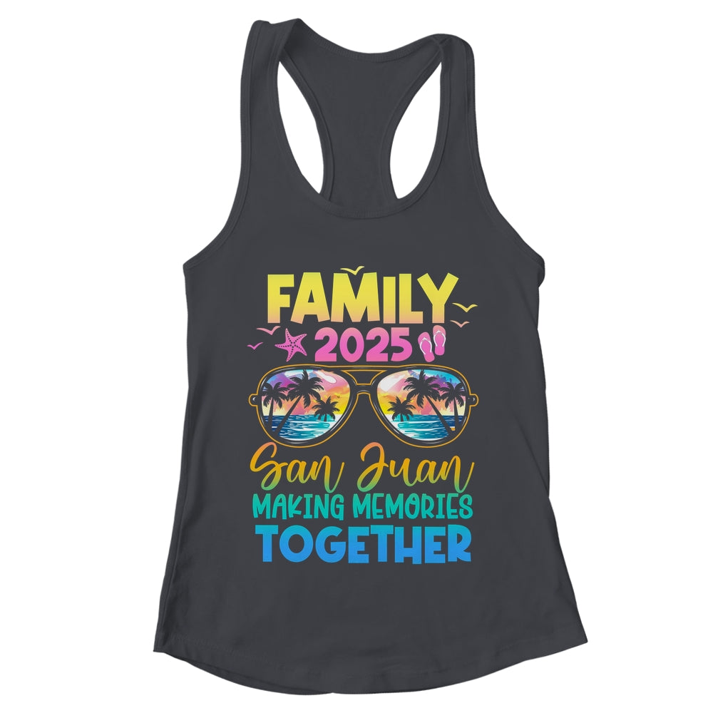 Family Vacation San Juan 2025 Summer Holiday Matching Shirt & Tank Top | teecentury