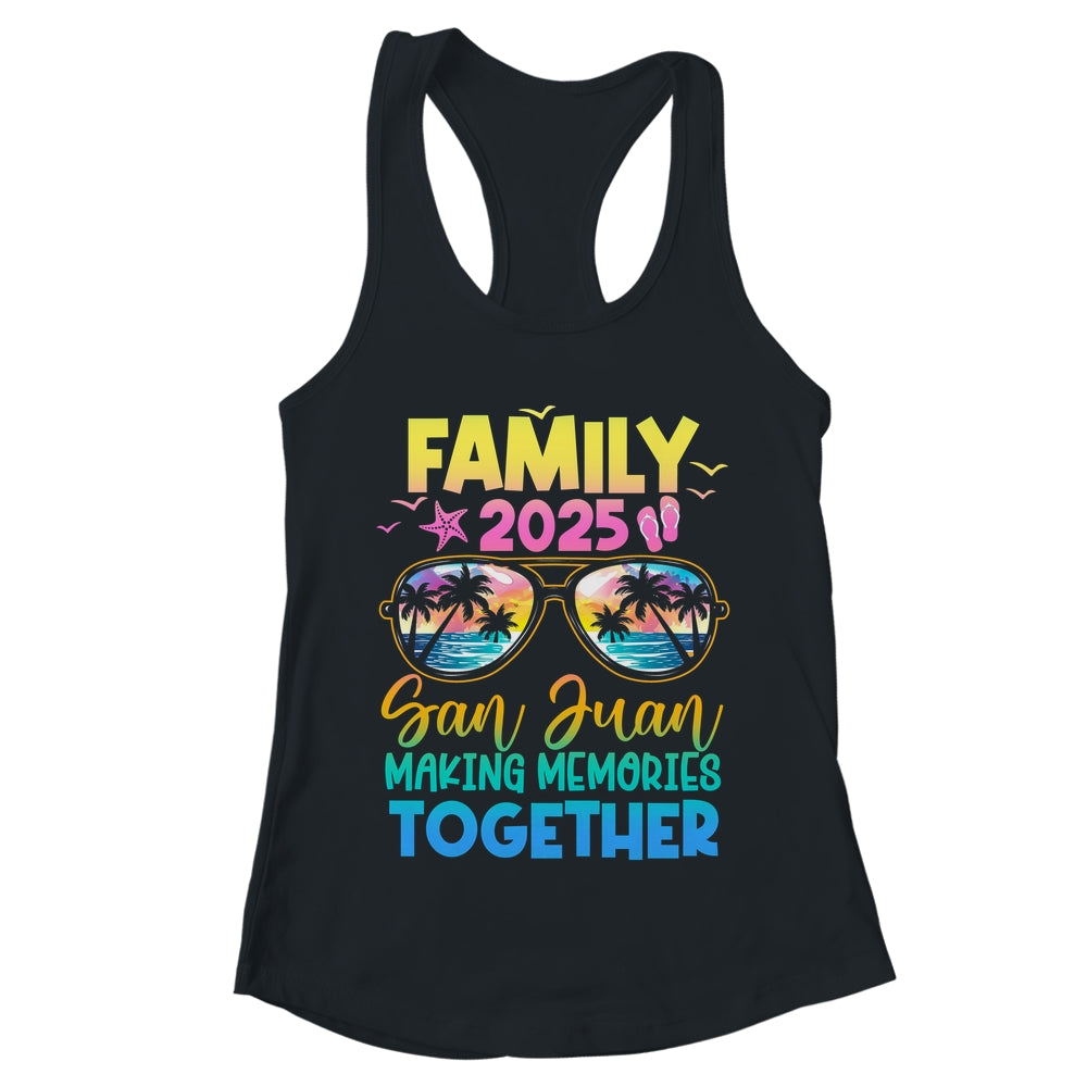 Family Vacation San Juan 2025 Summer Holiday Matching Shirt & Tank Top | teecentury