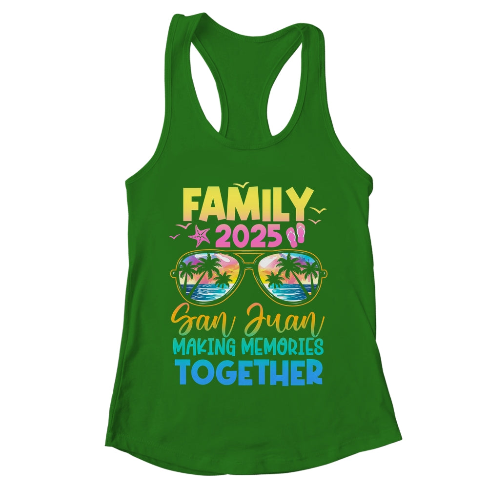 Family Vacation San Juan 2025 Summer Holiday Matching Shirt & Tank Top | teecentury
