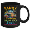 Family Vacation San Juan Beach 2024 Matching Group Summer Mug | teecentury