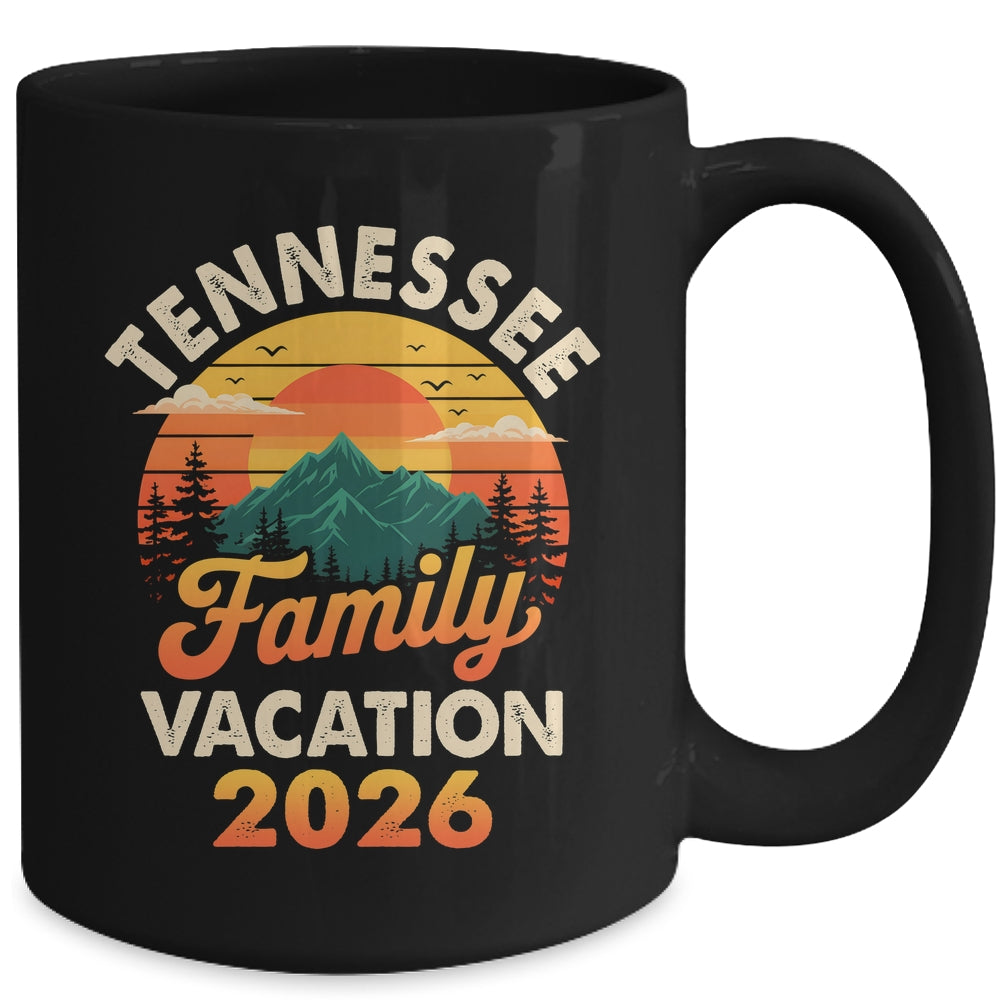 Family Vacation Tennessee 2026 Matching Memories Trip Mug | teecentury