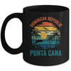 Family Vacation Vintage Dominican Republic Punta Cana Beach Mug | teecentury