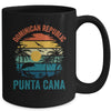 Family Vacation Vintage Dominican Republic Punta Cana Beach Mug | teecentury