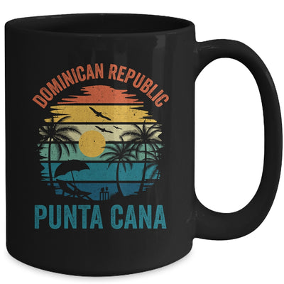 Family Vacation Vintage Dominican Republic Punta Cana Beach Mug | teecentury
