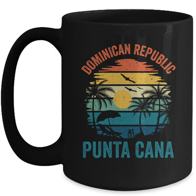 Family Vacation Vintage Dominican Republic Punta Cana Beach Mug | teecentury