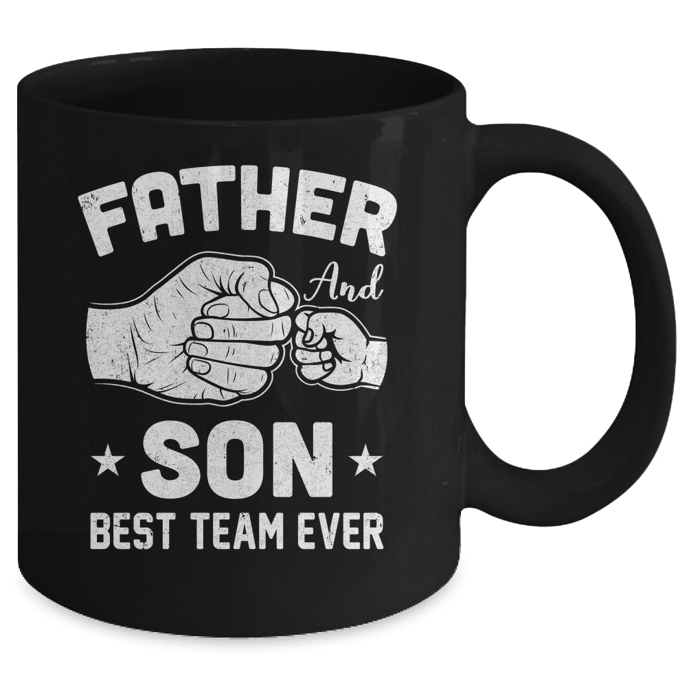 Father And Son Best Team Ever Sons Dad Matching Father's Day Mug | teecentury