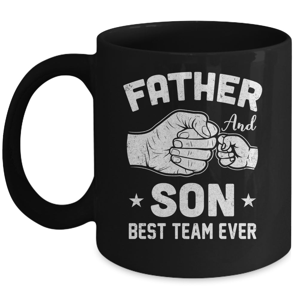Father And Son Best Team Ever Sons Dad Matching Father's Day Mug | teecentury