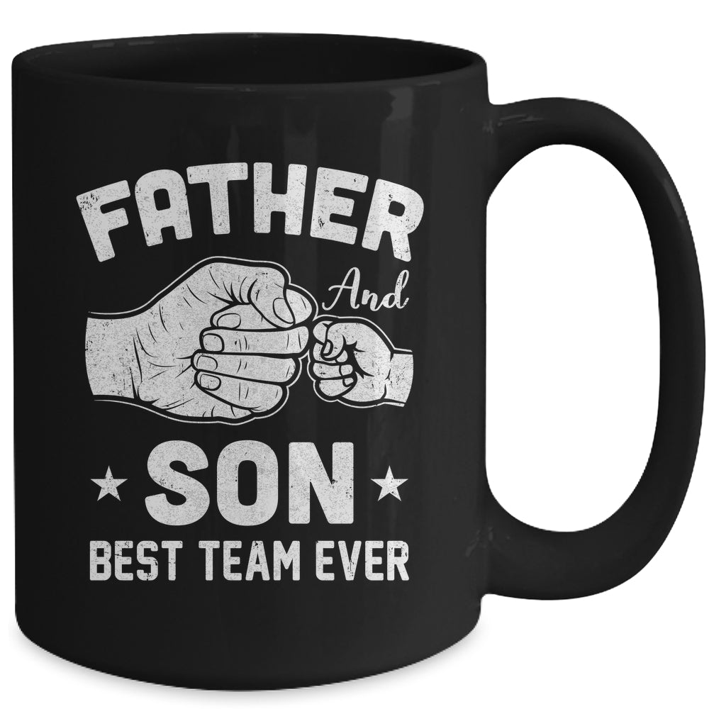 Father And Son Best Team Ever Sons Dad Matching Father's Day Mug | teecentury