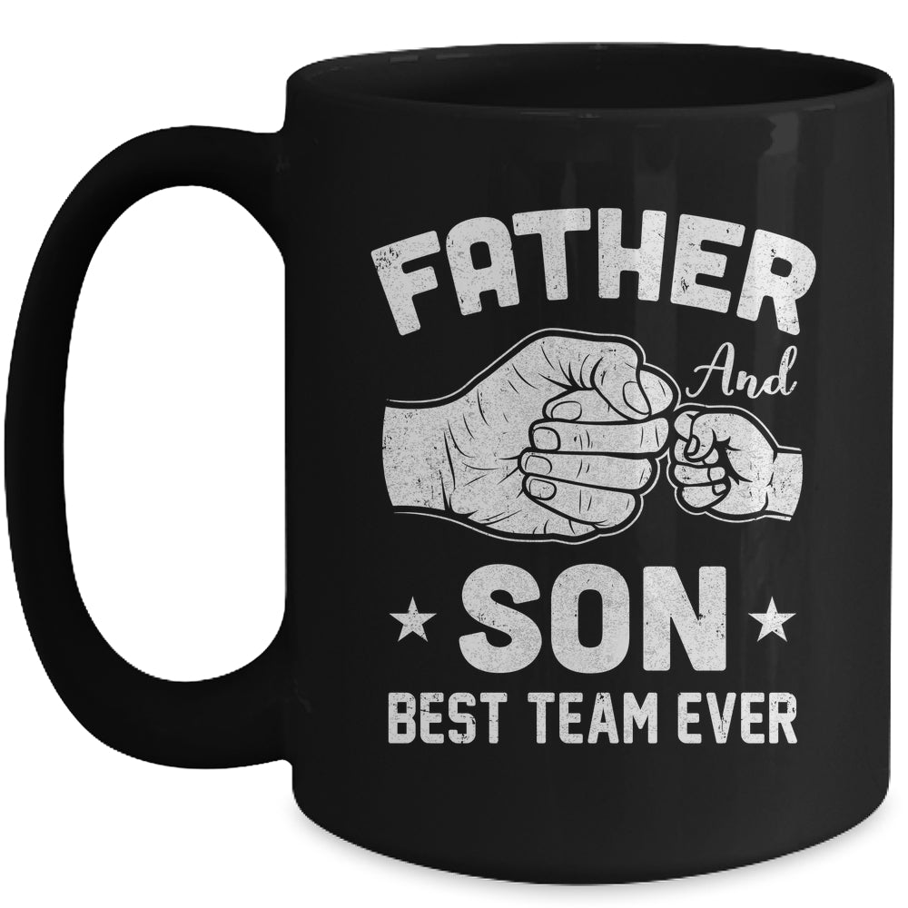Father And Son Best Team Ever Sons Dad Matching Father's Day Mug | teecentury