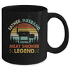 Father Husband Meat Smoker Legend Grilling Dad BBQ Smoking Mug | teecentury