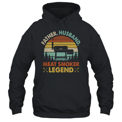Father Husband Meat Smoker Legend Grilling Dad BBQ Smoking Shirt & Hoodie | teecentury