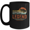 Father Husband Meat Smoker Legend Grilling Dad Meat Smoking Mug | teecentury