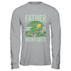 Father Mows Best Funny Dad Riding Mower Retro Mowing Lawn Shirt & Hoodie | teecentury