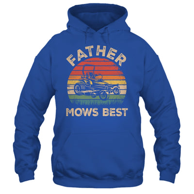 Father Mows Best Funny Fathers Day Dad Jokes Lawn Mowing Shirt & Hoodie | teecentury