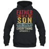 Father Son Knows Everything Funny Dad Fathers Day Vintage Shirt & Hoodie | teecentury