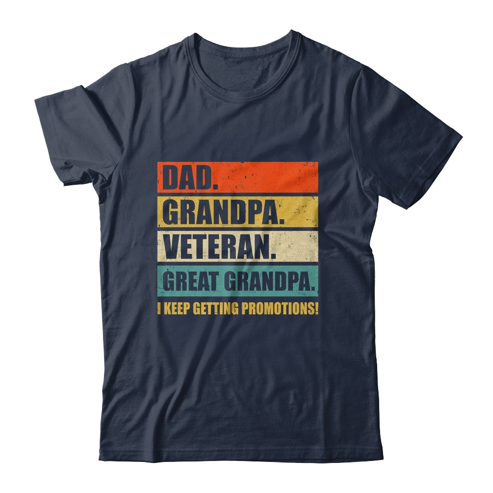 Fathers Day Dad Grandpa Veteran Great Grandpa From Grandkids Shirt & Hoodie | teecentury