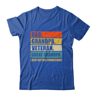Fathers Day Dad Grandpa Veteran Great Grandpa From Grandkids Shirt & Hoodie | teecentury