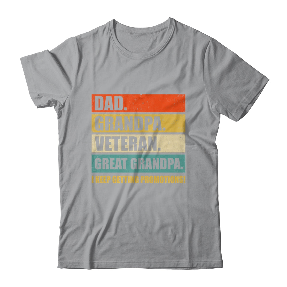 Fathers Day Dad Grandpa Veteran Great Grandpa From Grandkids Shirt & Hoodie | teecentury