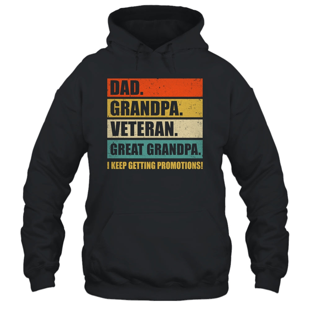 Fathers Day Dad Grandpa Veteran Great Grandpa From Grandkids Shirt & Hoodie | teecentury