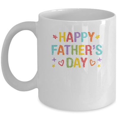 Fathers Day For Kids Boys Girls Happy Fathers Day Mug | teecentury