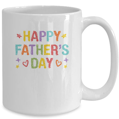 Fathers Day For Kids Boys Girls Happy Fathers Day Mug | teecentury