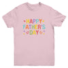 Fathers Day For Kids Boys Girls Happy Fathers Day Youth Shirt | teecentury