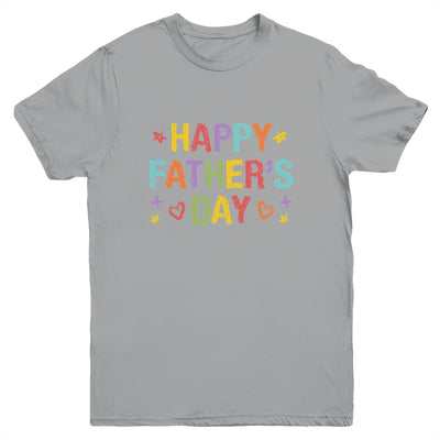 Fathers Day For Kids Boys Girls Happy Fathers Day Youth Shirt | teecentury