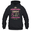 February 1964 60 Years Of Being Awesome Retro 60th Birthday Shirt & Tank Top | teecentury