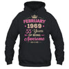 February 1969 55 Years Of Being Awesome Retro 55th Birthday Shirt & Tank Top | teecentury