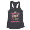 February 1984 40 Years Of Being Awesome Retro 40th Birthday Shirt & Tank Top | teecentury