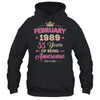 February 1989 35 Years Of Being Awesome Retro 35th Birthday Shirt & Tank Top | teecentury