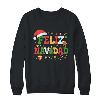 Feliz Navidad Cute Spanish Mexican Christmas Matching Family Shirt & Sweatshirt | teecentury