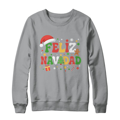 Feliz Navidad Cute Spanish Mexican Christmas Matching Family Shirt & Sweatshirt | teecentury
