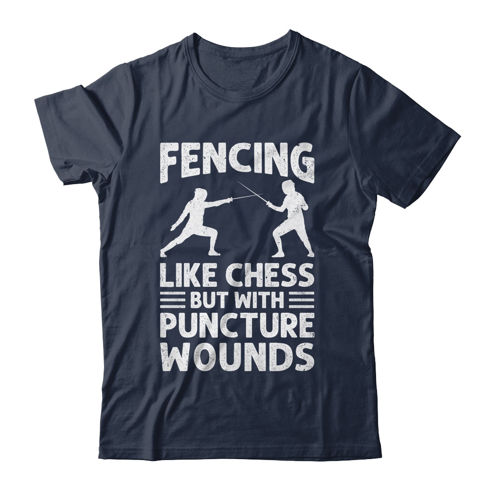 Fencing Like Chess Design For Men Women Fencer Fencing Sport Shirt & Hoodie | teecentury