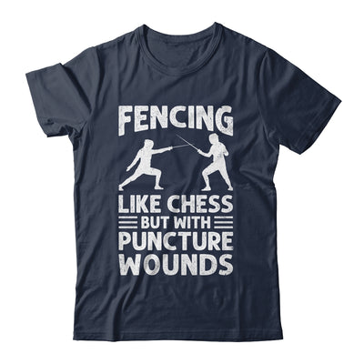 Fencing Like Chess Design For Men Women Fencer Fencing Sport Shirt & Hoodie | teecentury