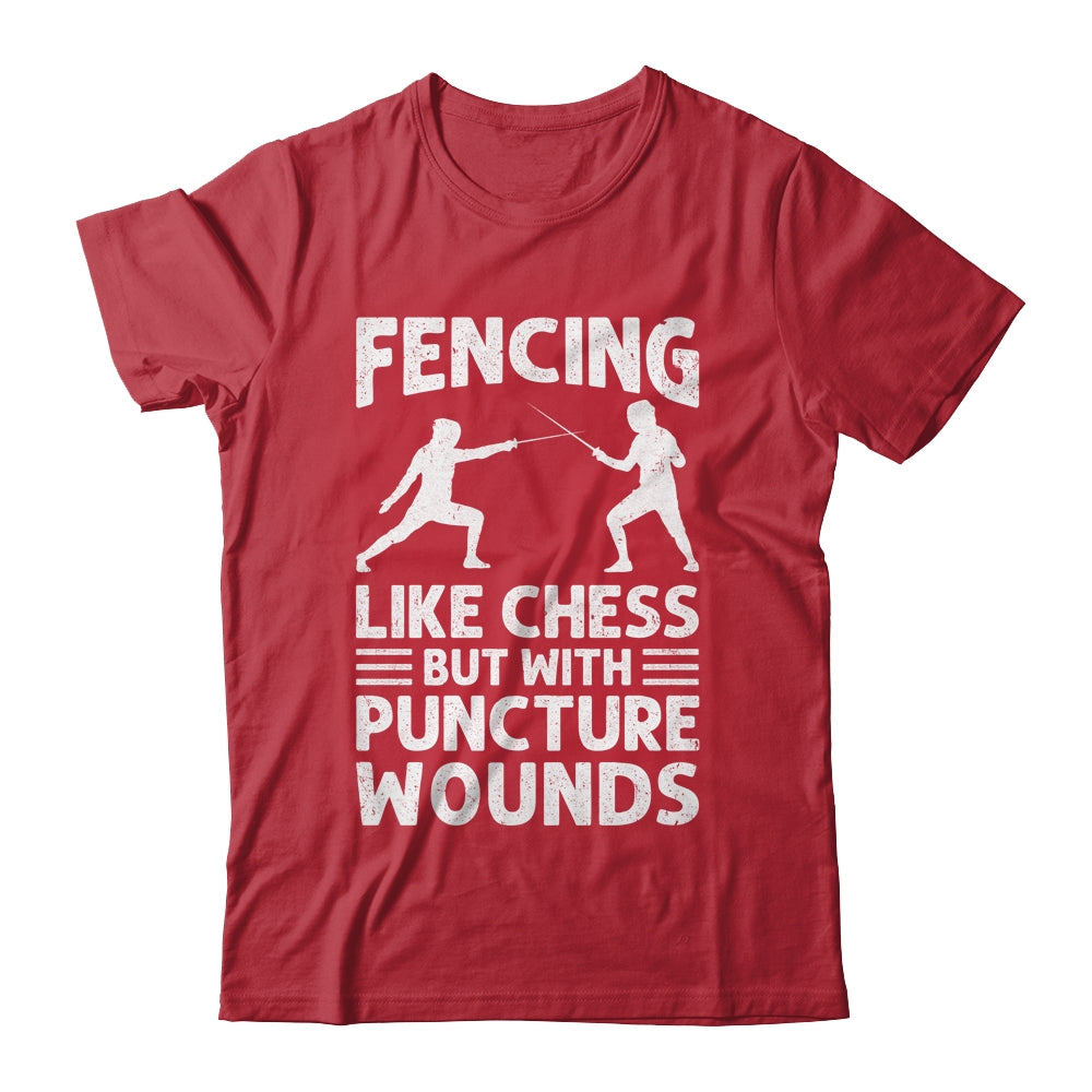 Fencing Like Chess Design For Men Women Fencer Fencing Sport Shirt & Hoodie | teecentury