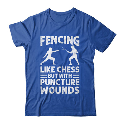 Fencing Like Chess Design For Men Women Fencer Fencing Sport Shirt & Hoodie | teecentury