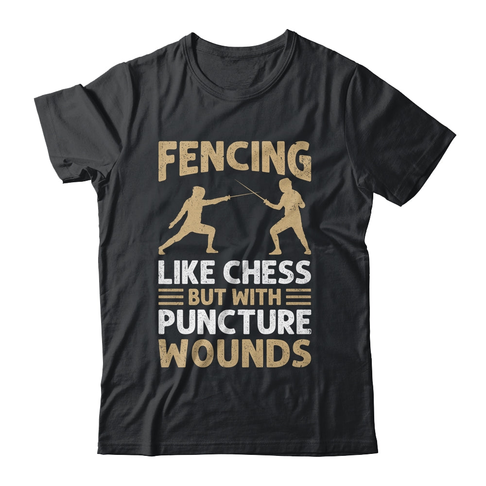 Fencing Like Chess Design For Men Women Fencing Fencer Sport Shirt & Hoodie | teecentury